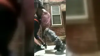 Latino Hunk Takes BBC Outdoors in Public Encounter