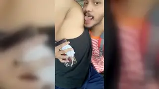 Indian Couple Enjoys Intimate Moments Outdoors