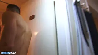 Muscular Hunk Receives Handjob and Massage in Shower