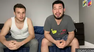 Roommates Suck and Rim Each Other on Webcam