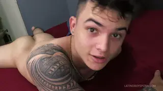 Hairy Latino Teen Swallows Load After Blowjob