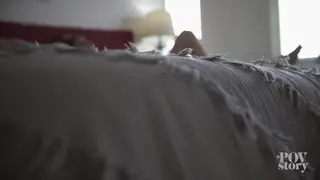 Blonde MILF Teases in POV Before Riding Hard