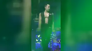 Performer Strips Down for a Quick Show