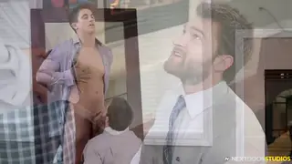 Muscular Neighbour Receives Blowjob in Reality Encounter