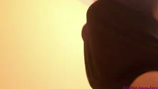 Dominant Brunette Shows Off Her Golden Stream in a Public Stall