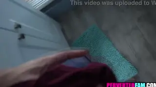 Blonde European Teen Seduces Stepdad for Holiday Funds