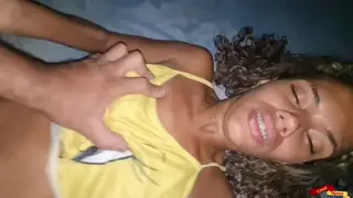 Petite Stepdaughter Takes Anal and a Cumshot from Nanny