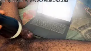 Skinny Teen Strokes Big Cock to Release