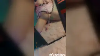 Curvy Housewife Rides Toy to Creampie While Ignoring Chores